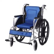 雅德 可折叠 带前后手刹 铝合金轮椅车YC6200